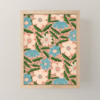 Flower Garden - Peach  Mini Art Print Gallery Image 1