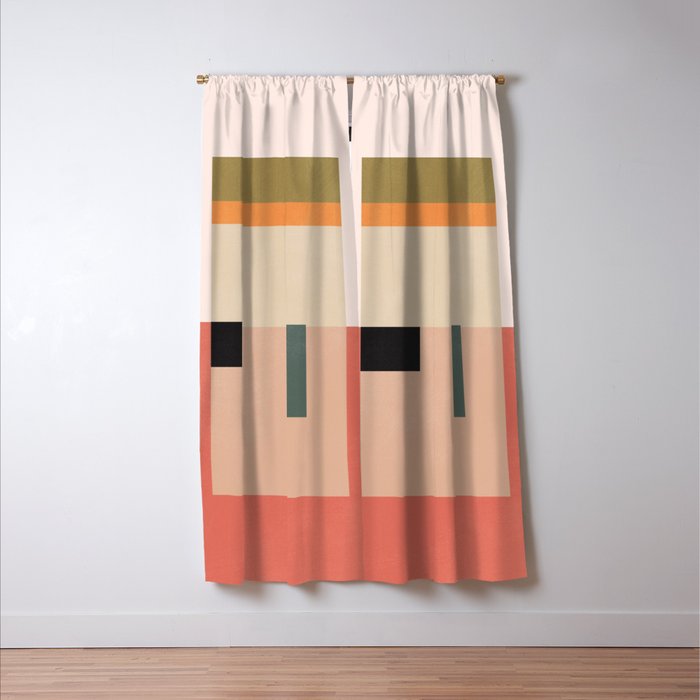 Minimal Geometric 154 Window Curtain Gallery Image 3