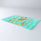 Mermaid Cat with Ukulele Rug Gallery Image 3