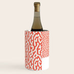 Living Coral Organic Pattern 2 Wine Chiller Gallery Image 3