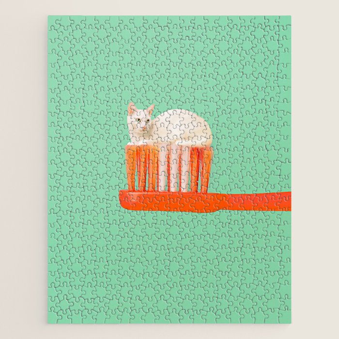 Toothpaste Cat Jigsaw Puzzle Gallery Image 1