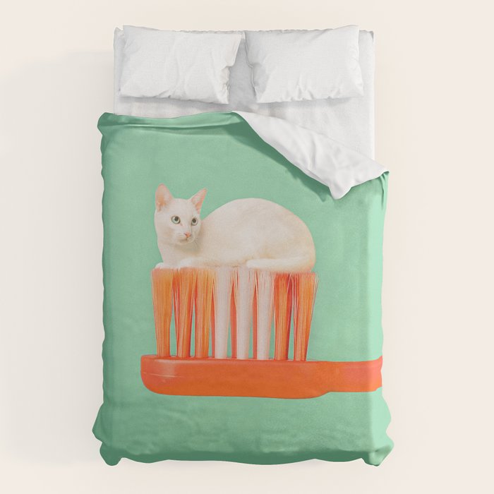Toothpaste Cat Duvet Cover Gallery Image 6