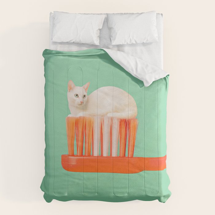 Toothpaste Cat Comforter Gallery Image 1
