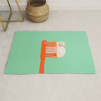 Toothpaste Cat Rug Gallery Image 1