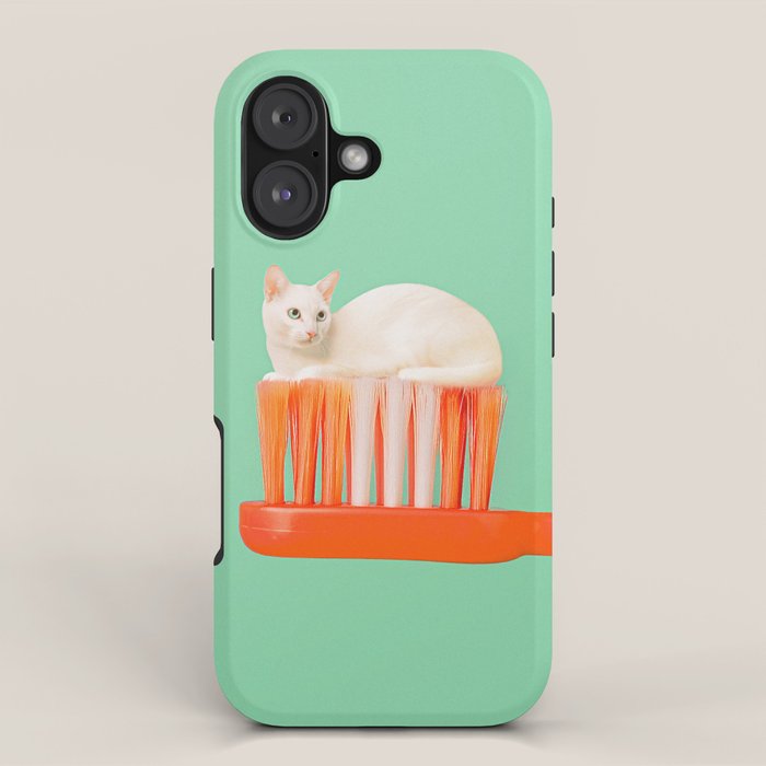 Toothpaste Cat iPhone Case Gallery Image 1