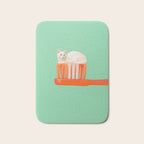Toothpaste Cat Bath Mat Gallery Image 1