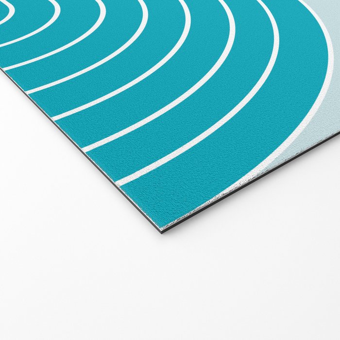 Two Tone Line Curvature IV Welcome Mat Gallery Image 2