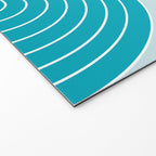 Two Tone Line Curvature IV Welcome Mat Gallery Image 2