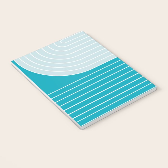 Two Tone Line Curvature IV Notebook Gallery Image 3
