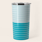 Two Tone Line Curvature IV Travel Mug Gallery Image 1