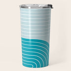 Two Tone Line Curvature IV Travel Mug Gallery Image 2