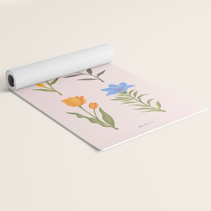 Wildflowers Yoga Mat Gallery Image 2