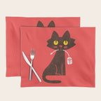Fitz - Hungry hungry cat (and unfortunate mouse) Placemat Gallery Image 1