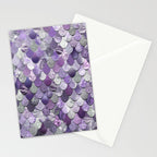 Mermaid Purple and Silver Stationery Card Gallery Image 2