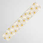 Smiley face 70s Daisy  Table Runner Gallery Image 3