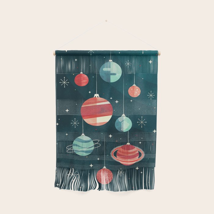 Joy to the Universe (in Teal) Wall Hanging Gallery Image 1