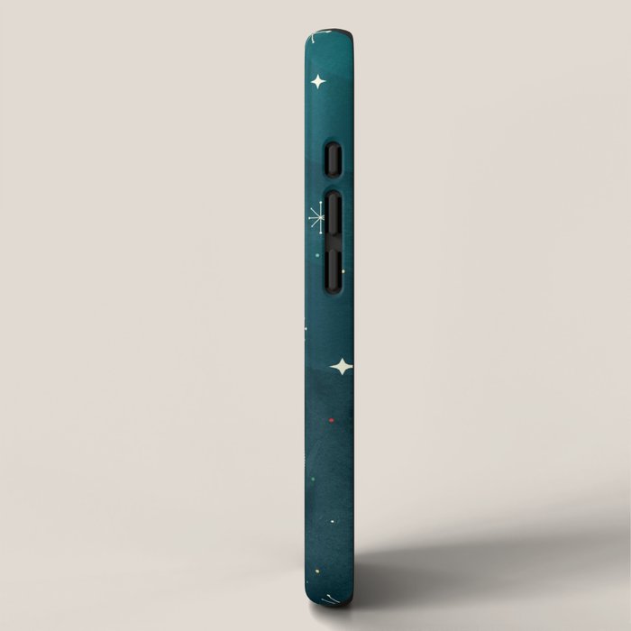 Joy to the Universe (in Teal) iPhone Case Gallery Image 2