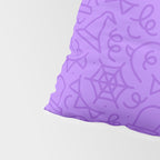 Fun halloween cartoon doodle art pattern Pillow Sham Gallery Image 4