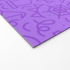 Fun halloween cartoon doodle art pattern Welcome Mat Gallery Image 2