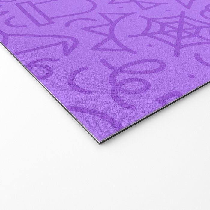 Fun halloween cartoon doodle art pattern Welcome Mat Gallery Image 2