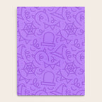 Fun halloween cartoon doodle art pattern Notebook Gallery Image 4