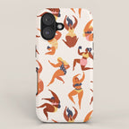 Body Positive. Women in summer swimsuits iPhone Case Gallery Image 1