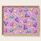 Memphis pattern 123 - 80s / 90s Retro Serving Tray Gallery Image 1