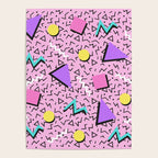 Memphis pattern 123 - 80s / 90s Retro Poster Gallery Image 4