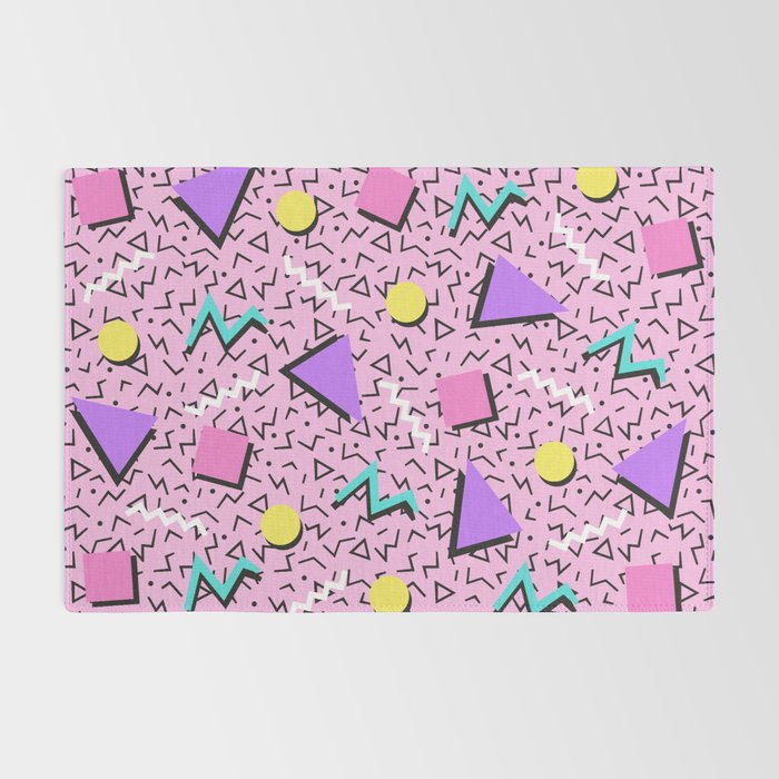 Memphis pattern 123 - 80s / 90s Retro Rug Gallery Image 2