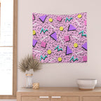 Memphis pattern 123 - 80s / 90s Retro Wall Tapestry Gallery Image 2