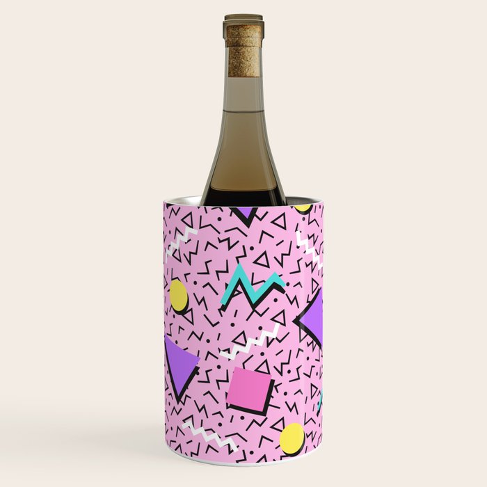 Memphis pattern 123 - 80s / 90s Retro Wine Chiller Gallery Image 2