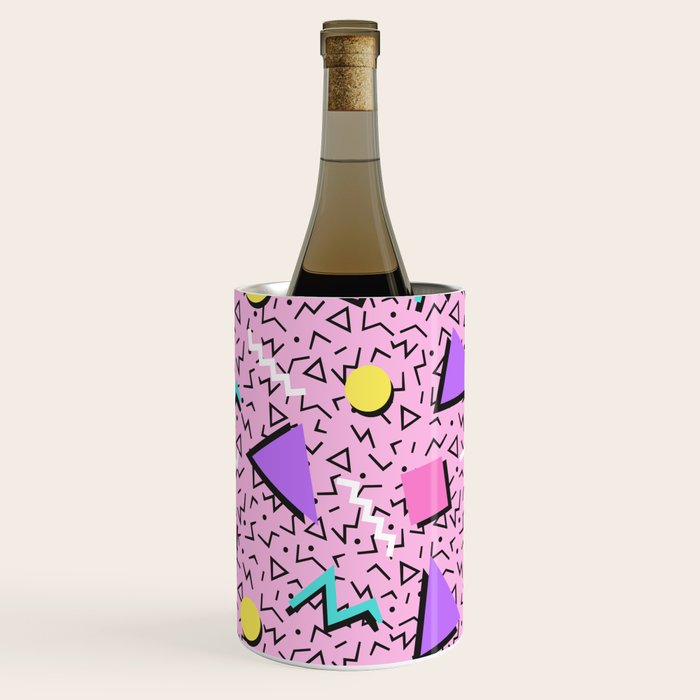 Memphis pattern 123 - 80s / 90s Retro Wine Chiller Gallery Image 1