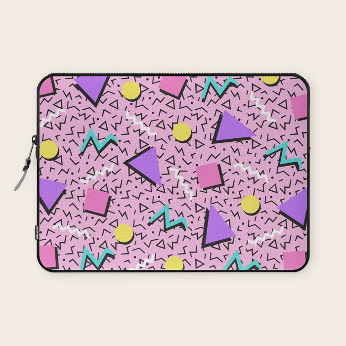 Memphis pattern 123 - 80s / 90s Retro Laptop Sleeve Gallery Image 1
