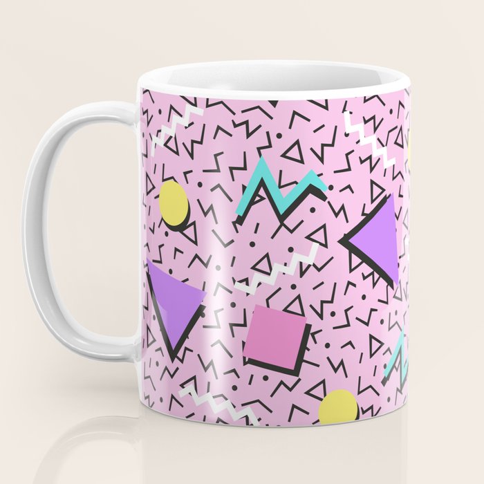 Memphis pattern 123 - 80s / 90s Retro Coffee Mug Gallery Image 3