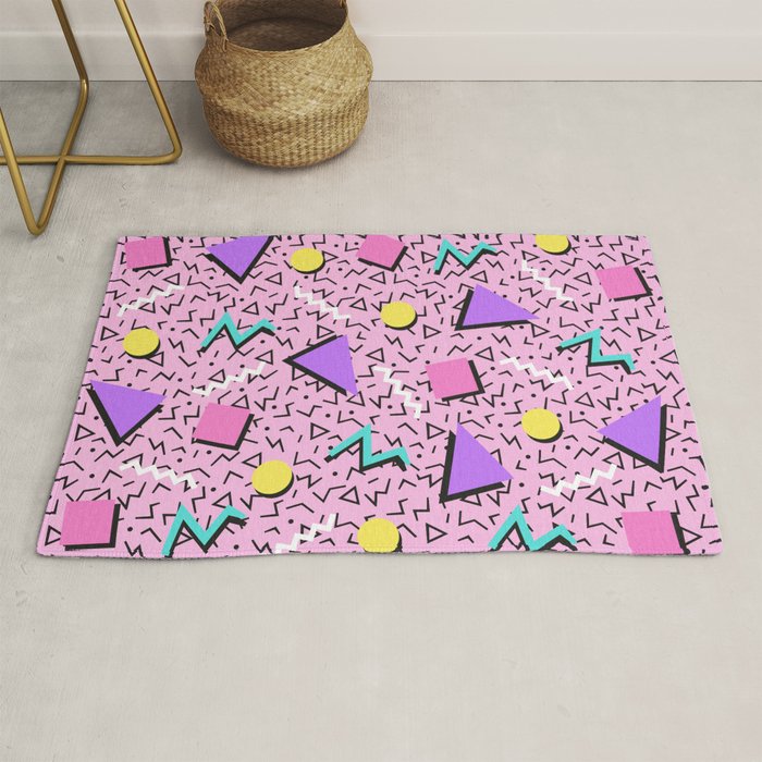 Memphis pattern 123 - 80s / 90s Retro Rug Gallery Image 1