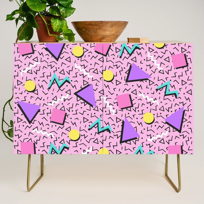 Memphis pattern 123 - 80s / 90s Retro Credenza Gallery Image 1