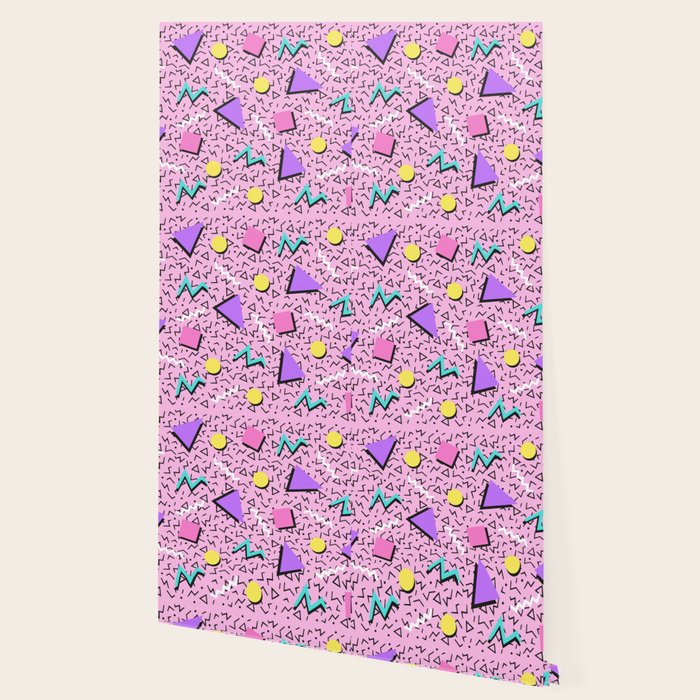 Memphis pattern 123 - 80s / 90s Retro Wallpaper Gallery Image 2