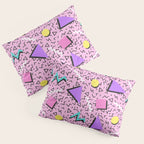 Memphis pattern 123 - 80s / 90s Retro Pillow Sham Gallery Image 3