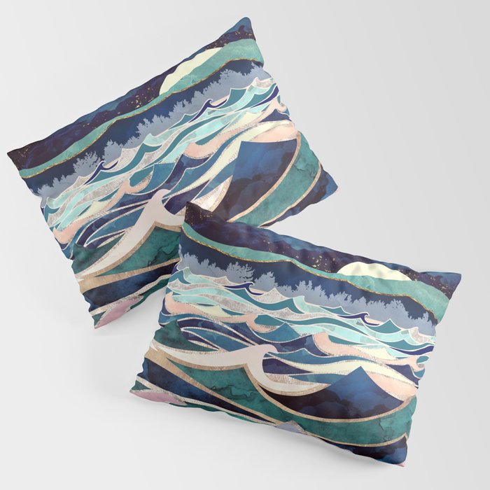 Moonlit Ocean Pillow Sham Gallery Image 1