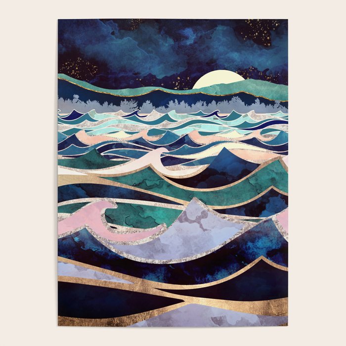 Moonlit Ocean Poster Gallery Image 1