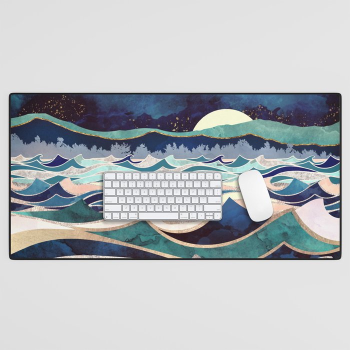 Moonlit Ocean Desk Mat Gallery Image 1