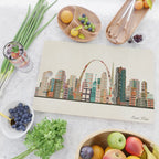 saint louis skyline Cutting Board Gallery Image 2
