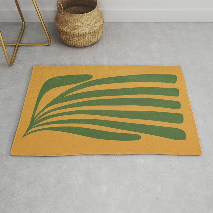 Golden Sunset: Paper Cutouts Matisse Edition  Rug Gallery Image 1