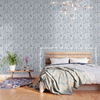 Blue Eucalyptus Pattern Wallpaper Gallery Image 3