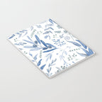Blue Eucalyptus Pattern Notebook Gallery Image 3