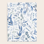 Blue Eucalyptus Pattern Poster Gallery Image 4