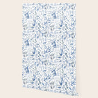 Blue Eucalyptus Pattern Wallpaper Gallery Image 2
