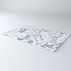 Blue Eucalyptus Pattern Rug Gallery Image 3