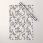FRENCH LINEN THISTLE Wrapping Paper Gallery Image 1