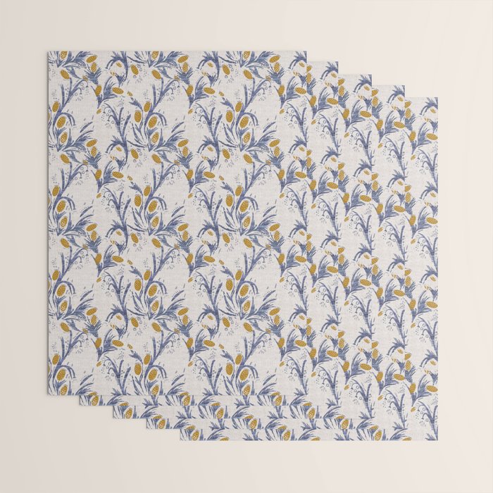 FRENCH LINEN THISTLE Wrapping Paper Gallery Image 3